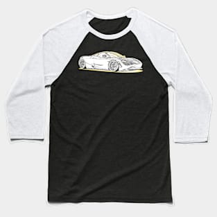 720S Wireframe Baseball T-Shirt